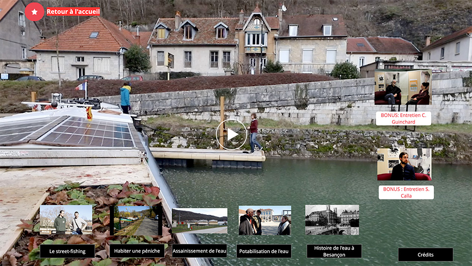 Web-documentaire: l'eau à Besançon